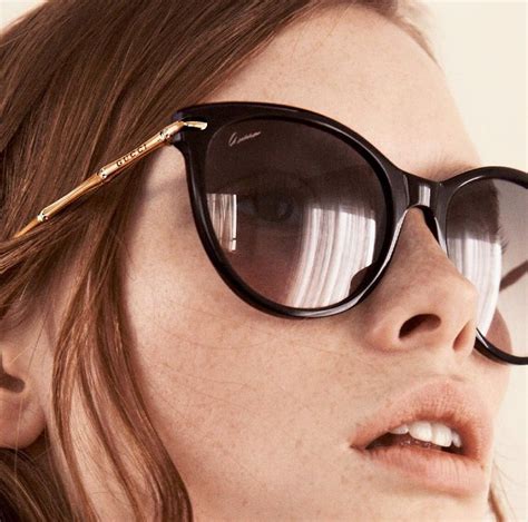 gucci cat eye sunglasses with metal bamboo temples|cat eye Gucci sunglasses women's.